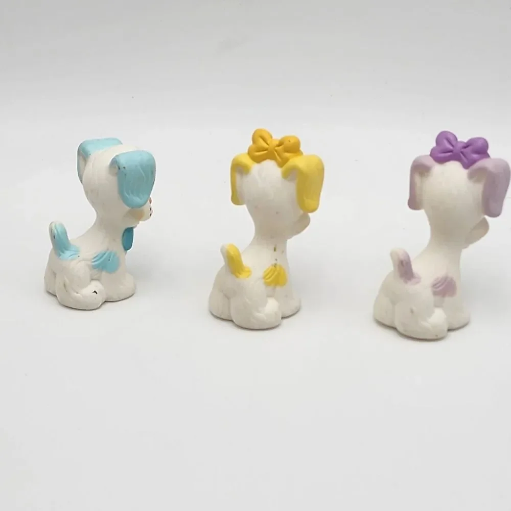 Lot of 3 1991 Tyco Quints Dogs Pups Puppies 2